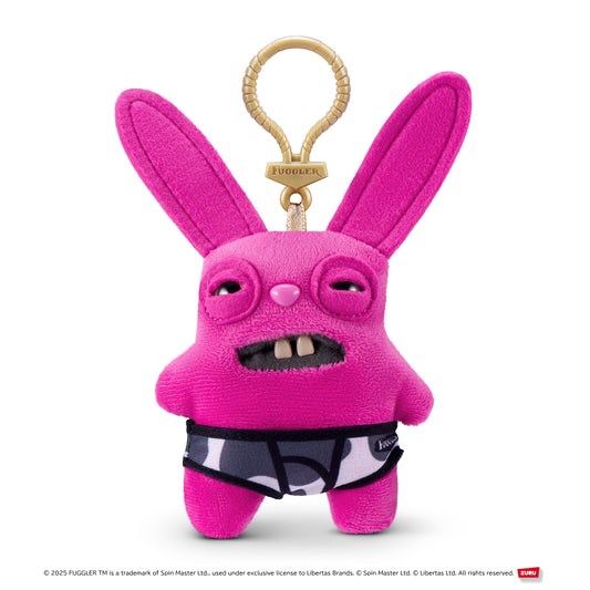 Fuggler Rabbit Pink Keyring (Budgie Series)