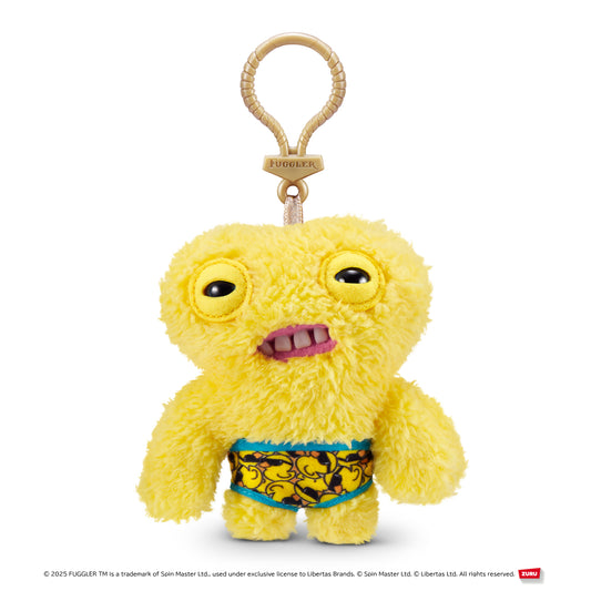 Fuggler Squidge Yellow Keyring (Budgie Series)
