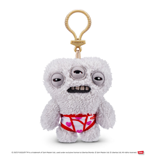 Fuggler Anoid Key Ring, Gray (Budgie Series)