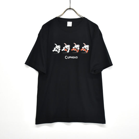 【11月末より順次発送】 CUPHEAD【カップヘッド】 カップヘッド横スクロール Tシャツ