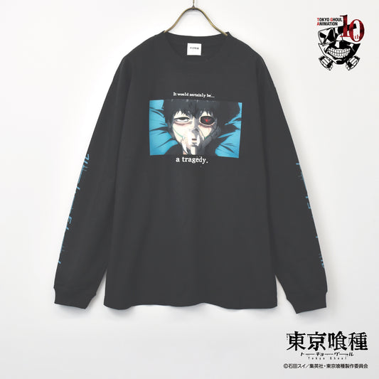 TV anime "Tokyo Ghoul" Kaneki Ken long T-shirt
