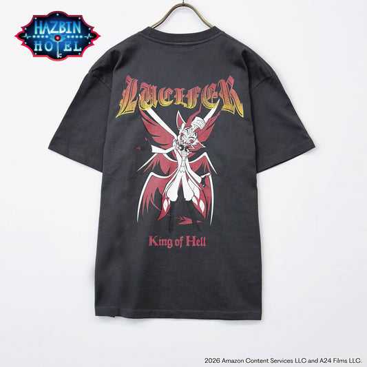 HAZBIN HOTEL 【ハズビンホテル】 ルシファー "KING OF HELL" Tシャツ