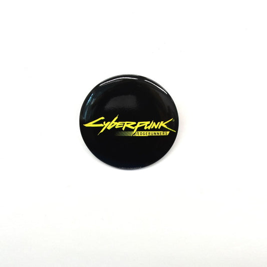 Cyberpunk: Edgerunners 54mm Can Badge (Black Logo)
