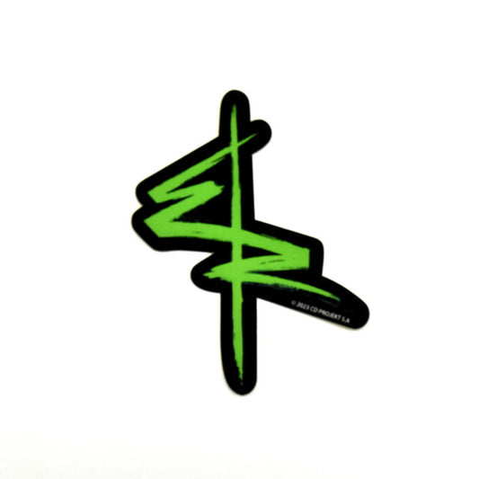 Cyberpunk: Edgerunners Die-Cut Sticker (ER Logo Green)