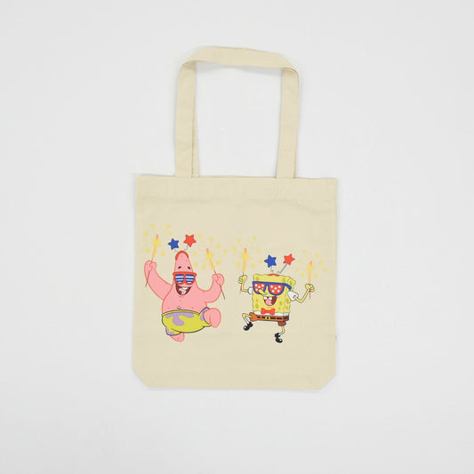 SpongeBob & Patrick Print Tote Bag