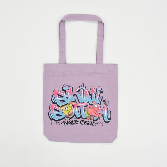 SpongeBob Bikini Bottom Print Tote Bag