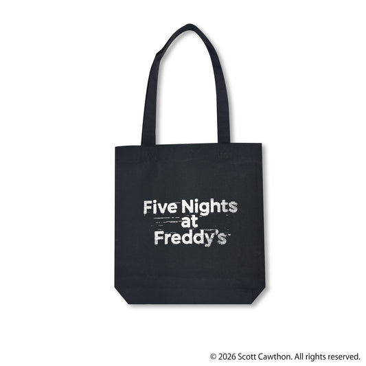 【11月末より順次発送】 Five Nights at Freddy's【ファイブ・ナイツ・アット・フレディーズ】 タイトルロゴ トートバッグ