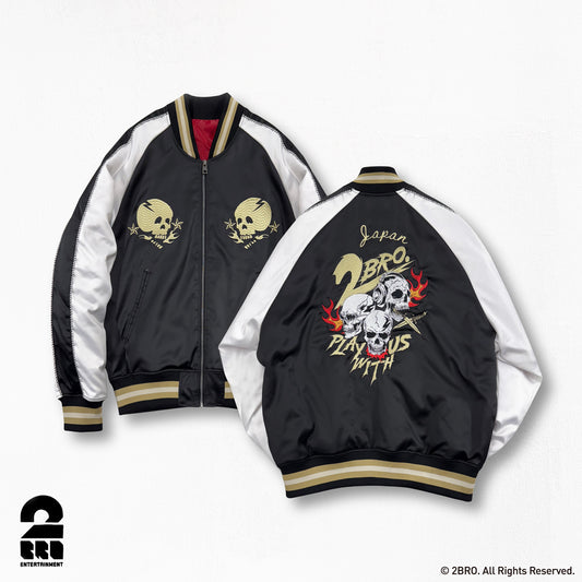 【12月中お届け予定】2BRO. 【ツーブロ】スカジャン(中ワタ入り)