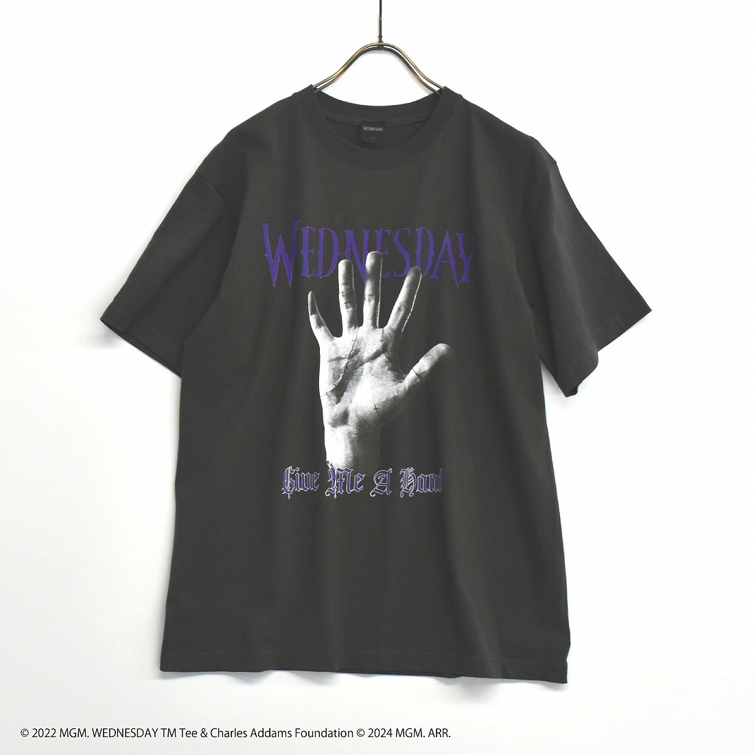 WEDNESDAY★ウェンズデー★NETFLIX★Tshirt★Tシャツ★メンズサイズ★Lsize★人形★フィギュア★ぬいぐるみ★ Wednesday☆ウェンズデー☆ADDAMS FAMILY☆アダムスファミリー