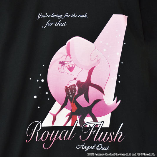 【6/25 以降順次発送】HAZBIN HOTEL 【ハズビンホテル】エンジェル "ROYAL FLUSH" Tシャツ