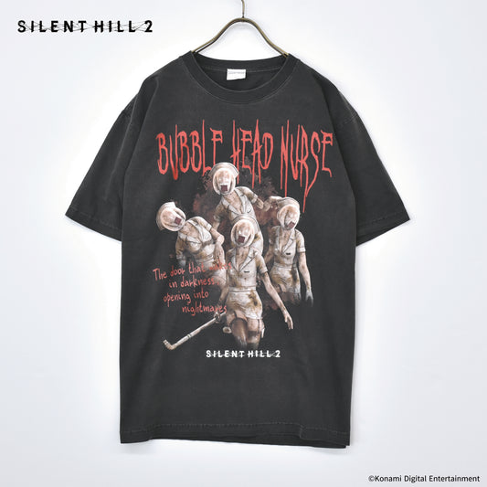 【11月末より順次発送】 SILENT HILL 2【サイレントヒル2】 Four バブルヘッドナース ヴィンテージ調Tシャツ