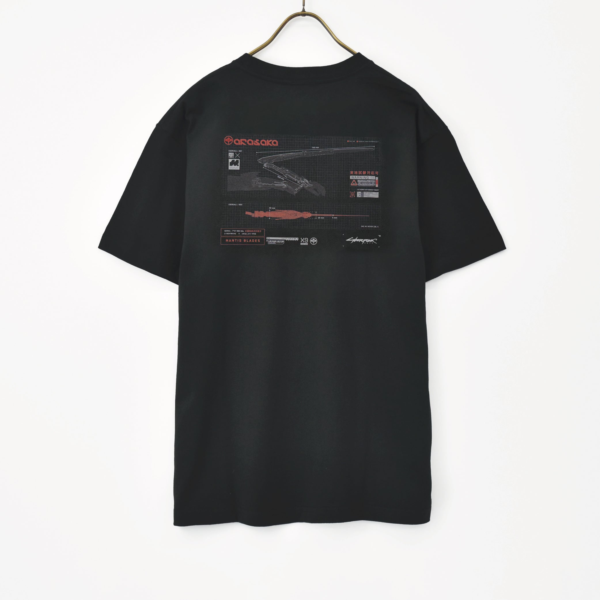 Cyberpunk 2077【サイバーパンク2077】マンティスブレード Tシャツ