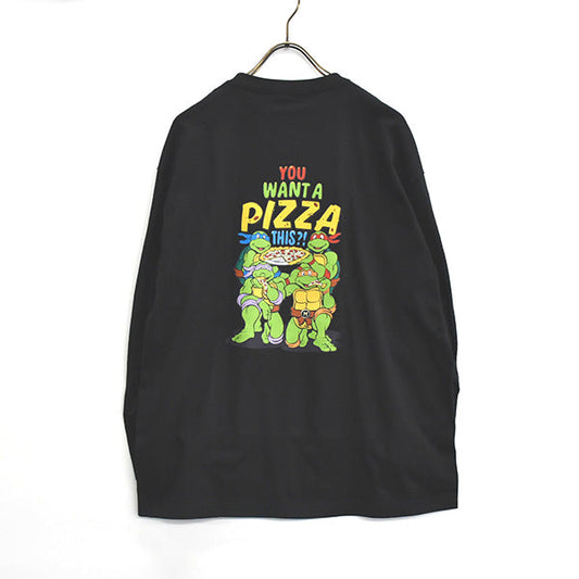 Teenage Mutant Ninja Turtles character back print long-sleeved T-shirt