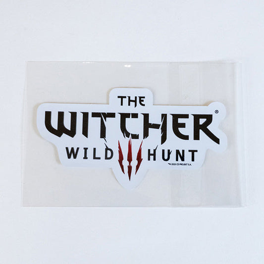 The Witcher 3 Die-Cut Sticker (White Logo)