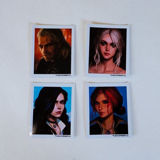 The Witcher 3 Sticker Set (4 Stickers)