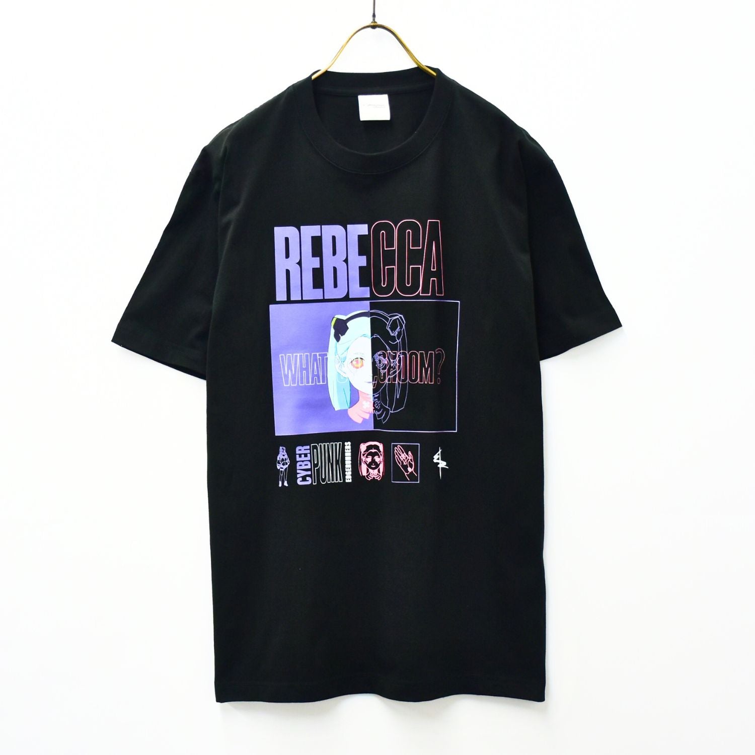 Cyberpunk: Edgerunners 【サイバーパンク: エッジランナーズ】 レベッカ（フェイス）Tシャツ – 【公式】 BLACK  BALLOON MARKET [ブラックバルーンマーケット]