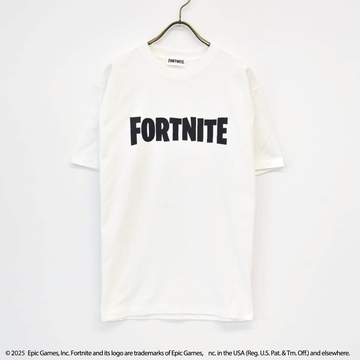 【11月末より順次発送】 FORTNITE 【フォートナイト】ロゴTシャツ (ホワイト)