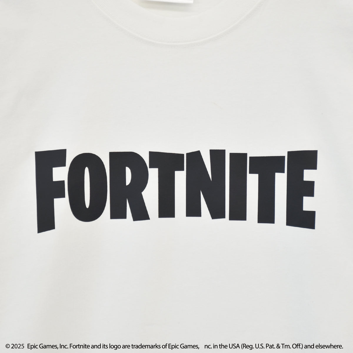 【11月末より順次発送】 FORTNITE 【フォートナイト】ロゴTシャツ (ホワイト)