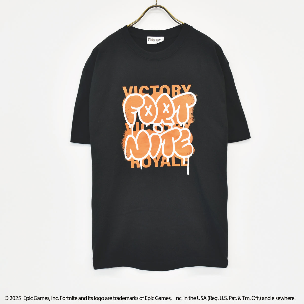 【11月末より順次発送】 FORTNITE 【フォートナイト】グラフィティロゴTシャツ (ブラック)