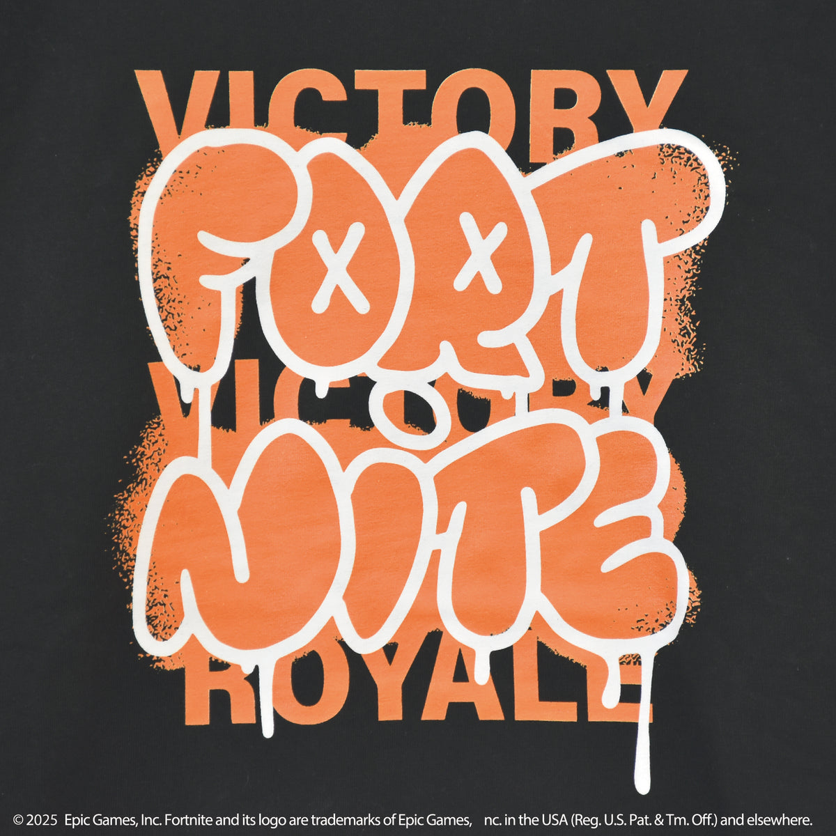 【11月末より順次発送】 FORTNITE 【フォートナイト】グラフィティロゴTシャツ (ブラック)