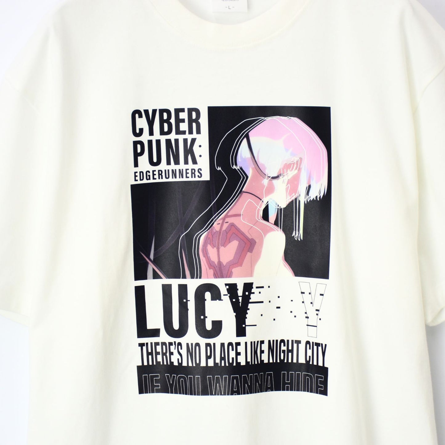 Cyberpunk: Edgerunners 【サイバーパンク: エッジランナーズ】 ルーシー（バック）Tシャツ