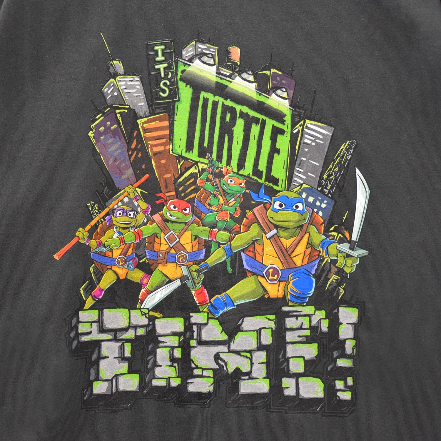 ミュータント タートルズ IT'S TURTLE TIME! ロングTシャツ