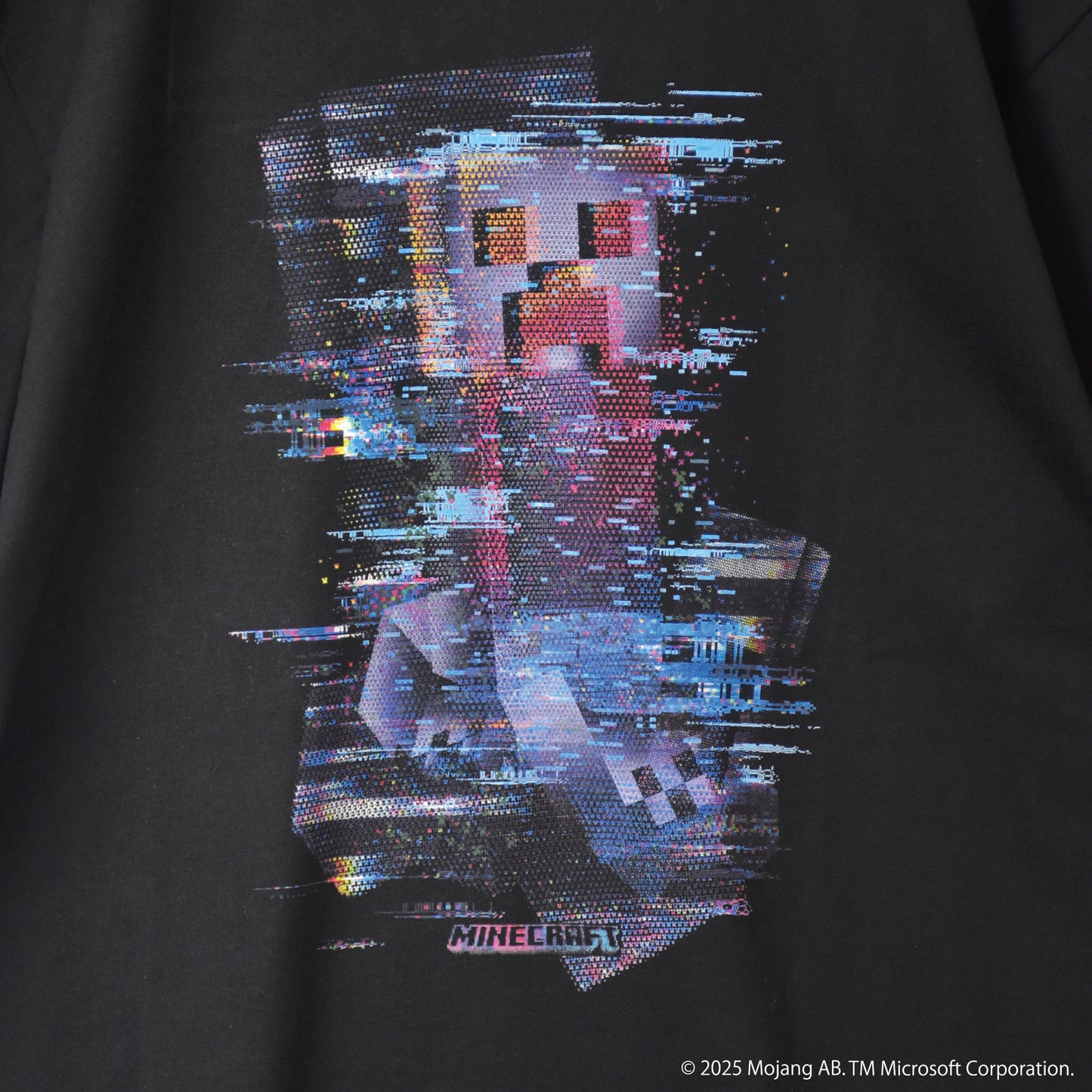 MINECRAFT 故障设计爬行者 T 恤