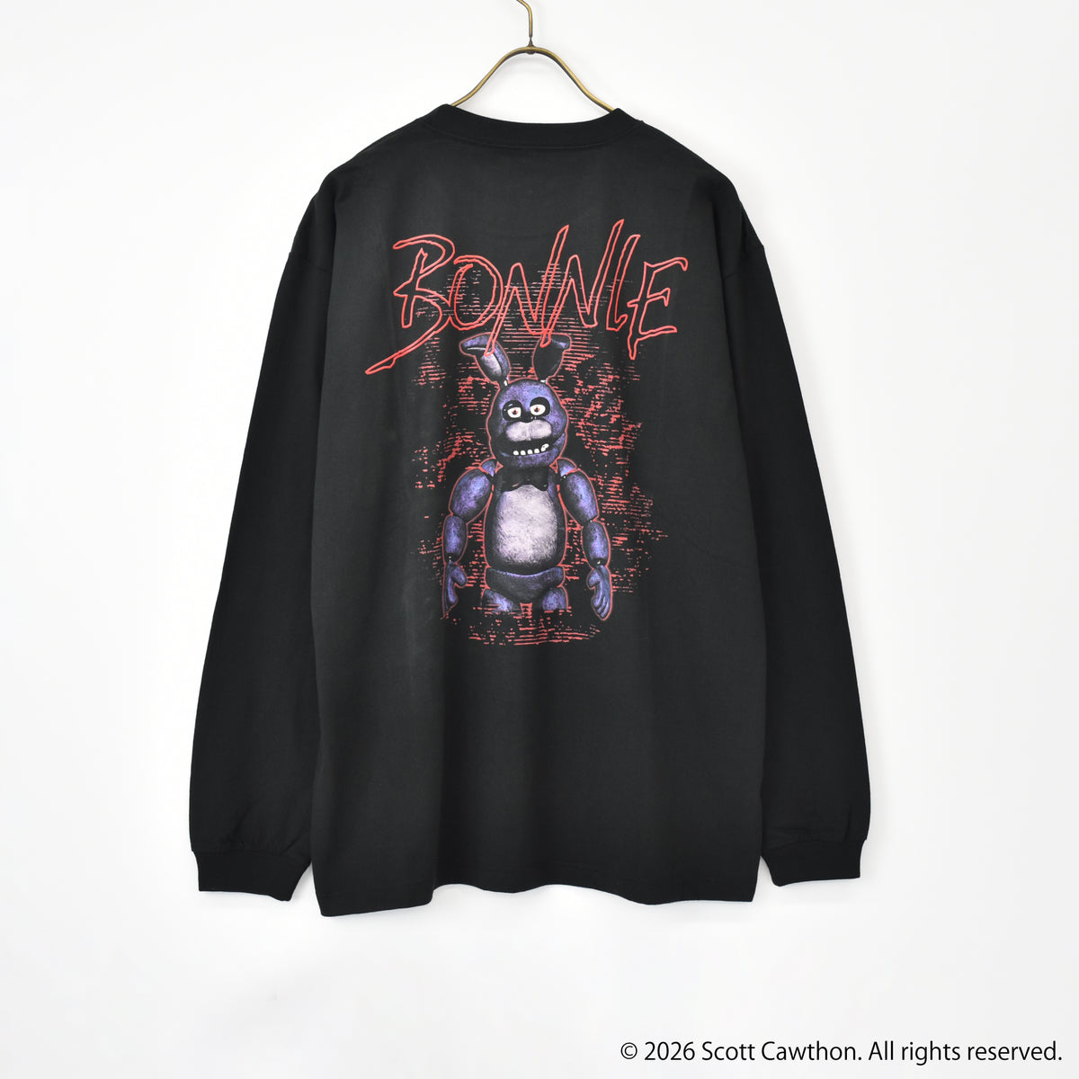 【11月末より順次発送】 Five Nights at Freddy's【ファイブ・ナイツ・アット・フレディーズ】 ボニー ロングTシャツ