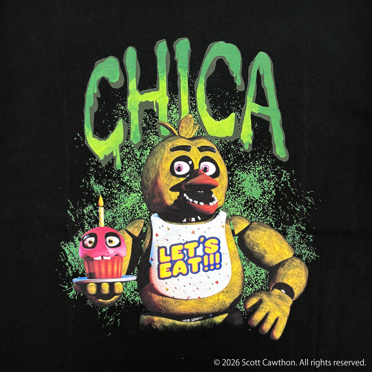 【11月末より順次発送】Five Nights at Freddy's【ファイブ・ナイツ・アット・フレディーズ】 チカ Tシャツ