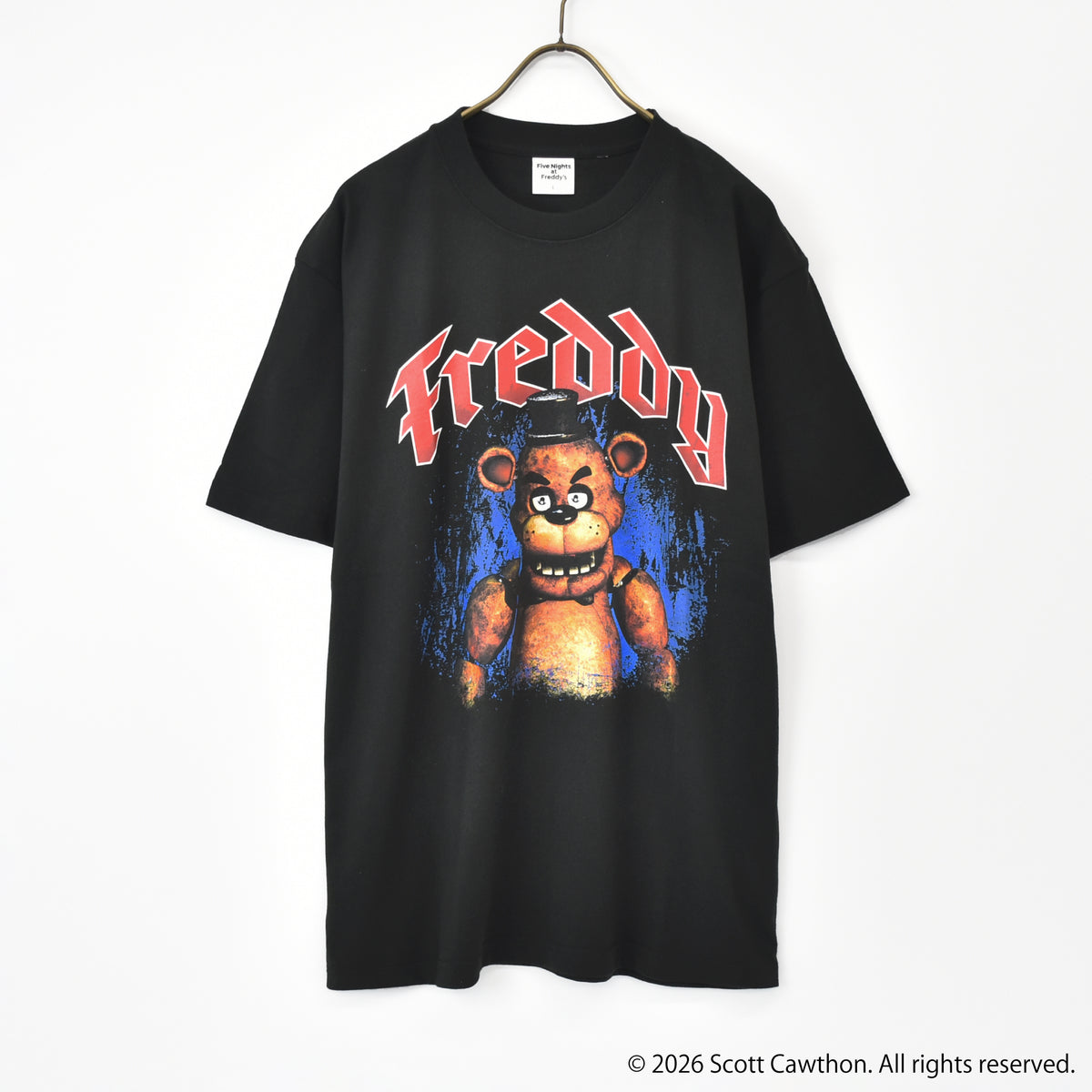 【11月末より順次発送】Five Nights at Freddy's【ファイブ・ナイツ・アット・フレディーズ】 フレディ Tシャツ