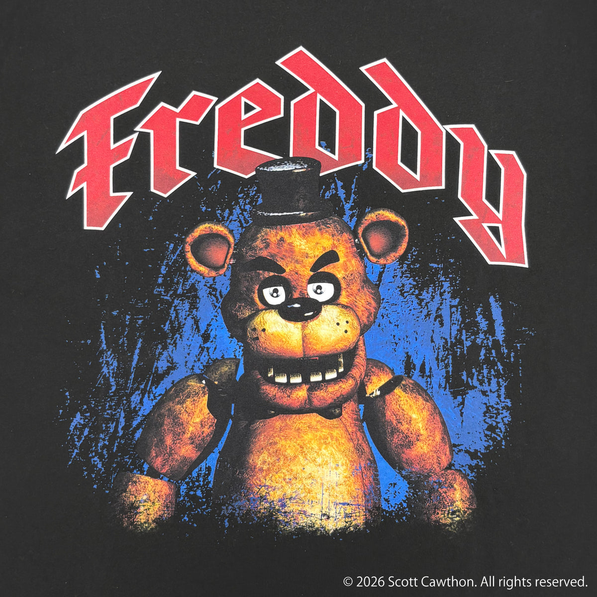 【11月末より順次発送】Five Nights at Freddy's【ファイブ・ナイツ・アット・フレディーズ】 フレディ Tシャツ