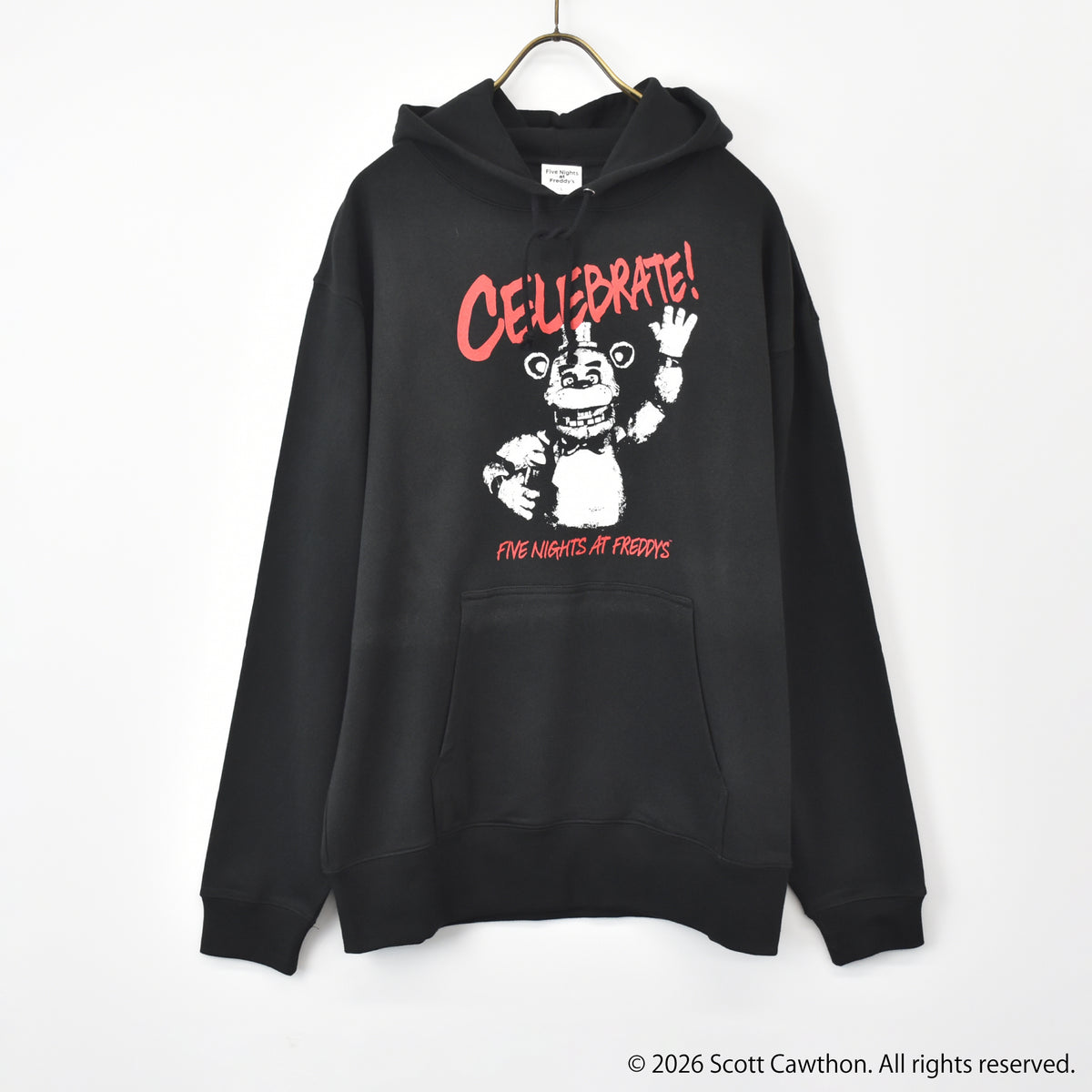 【11月末より順次発送】Five Nights at Freddy's【ファイブ・ナイツ・アット・フレディーズ】 "CELEBRATE!" フレディ プルパーカー