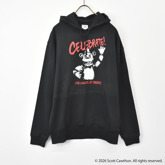 【11月末より順次発送】Five Nights at Freddy's【ファイブ・ナイツ・アット・フレディーズ】 "CELEBRATE!" フレディ プルパーカー