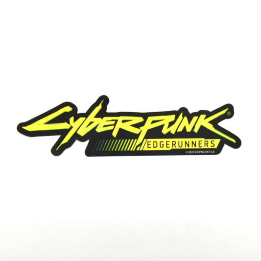 Cyberpunk: Edgerunners 【サイバーパンク エッジランナーズ】　ダイカットステッカー(ロゴイエロー)