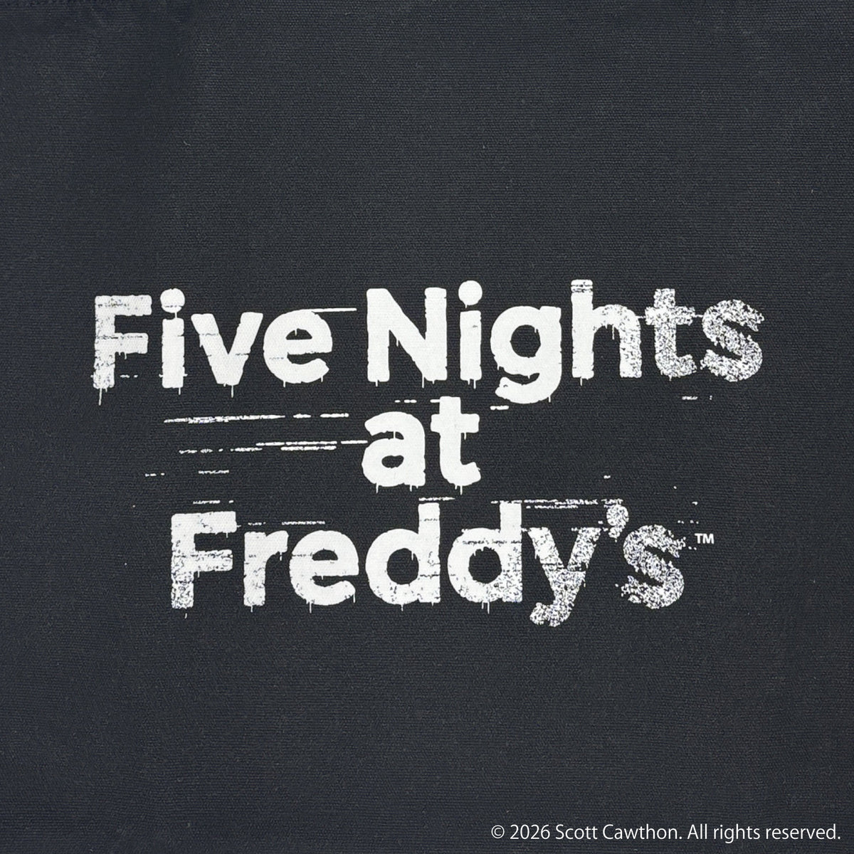 【11月末より順次発送】 Five Nights at Freddy's【ファイブ・ナイツ・アット・フレディーズ】 タイトルロゴ トートバッグ