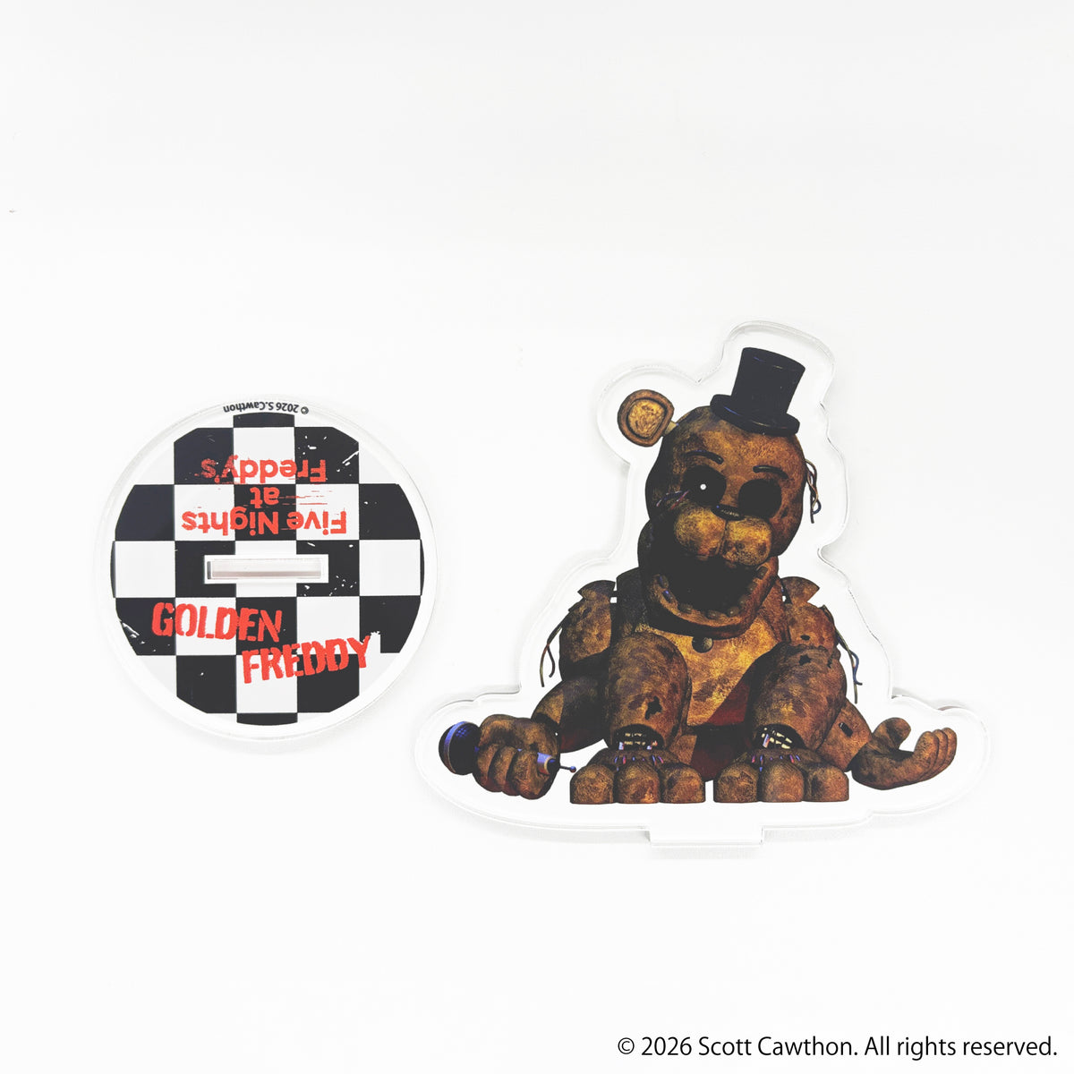【11月末より順次発送】 Five Nights at Freddy's【ファイブ・ナイツ・アット・フレディーズ】 ゴールデンフレディ アクリルスタンド