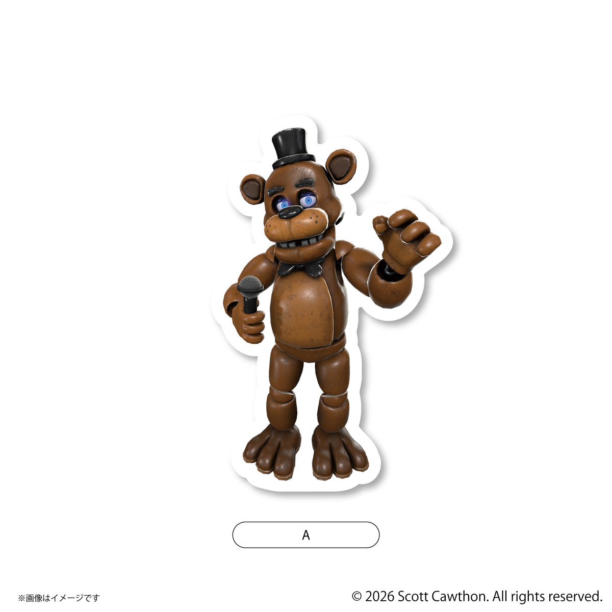【11月末より順次発送】 Five Nights at Freddy's【ファイブ・ナイツ・アット・フレディーズ】 ダイカットステッカー