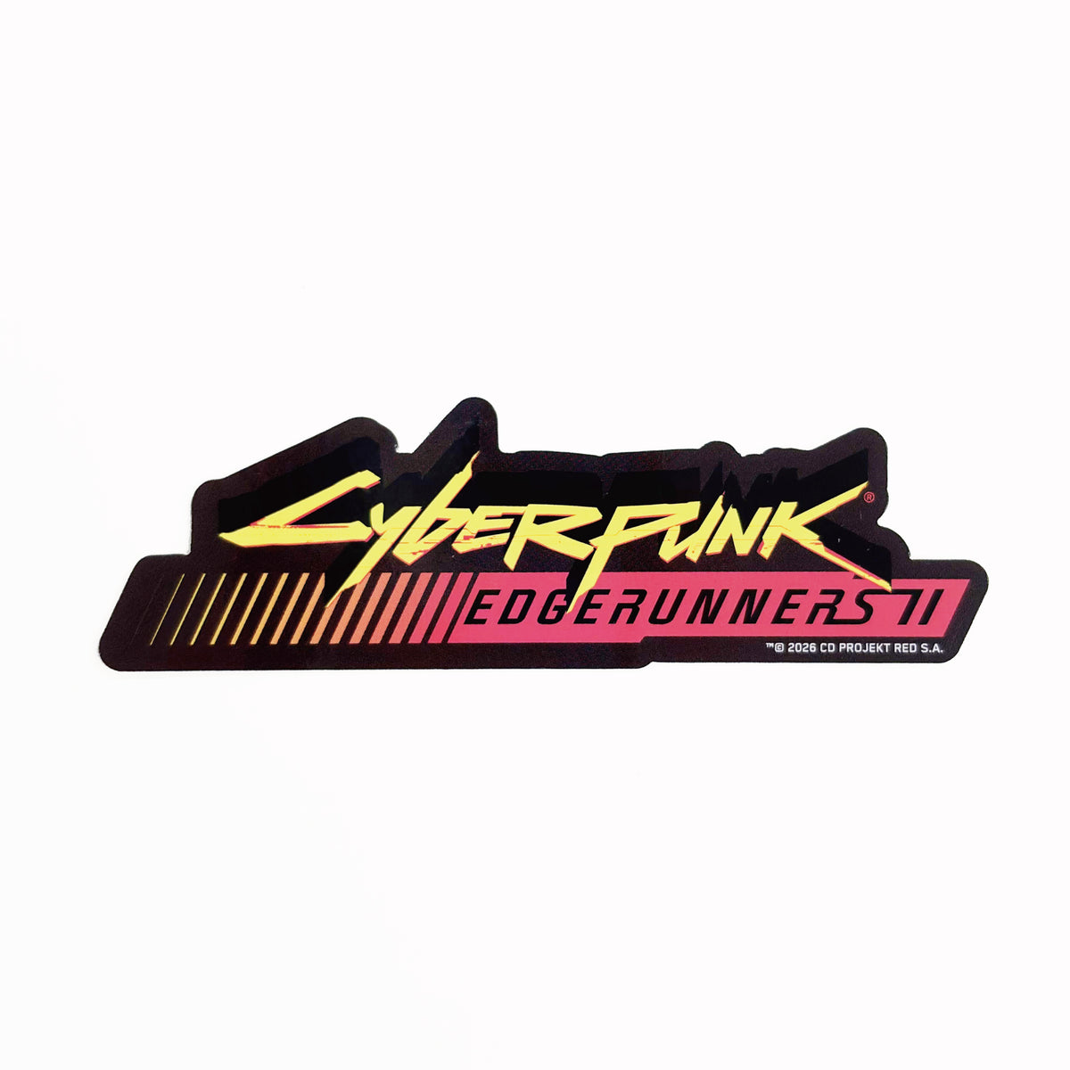 【12月末より順次発送】 Cyberpunk: Edgerunners 2【サイバーパンク: エッジランナーズ2】 ロゴステッカー