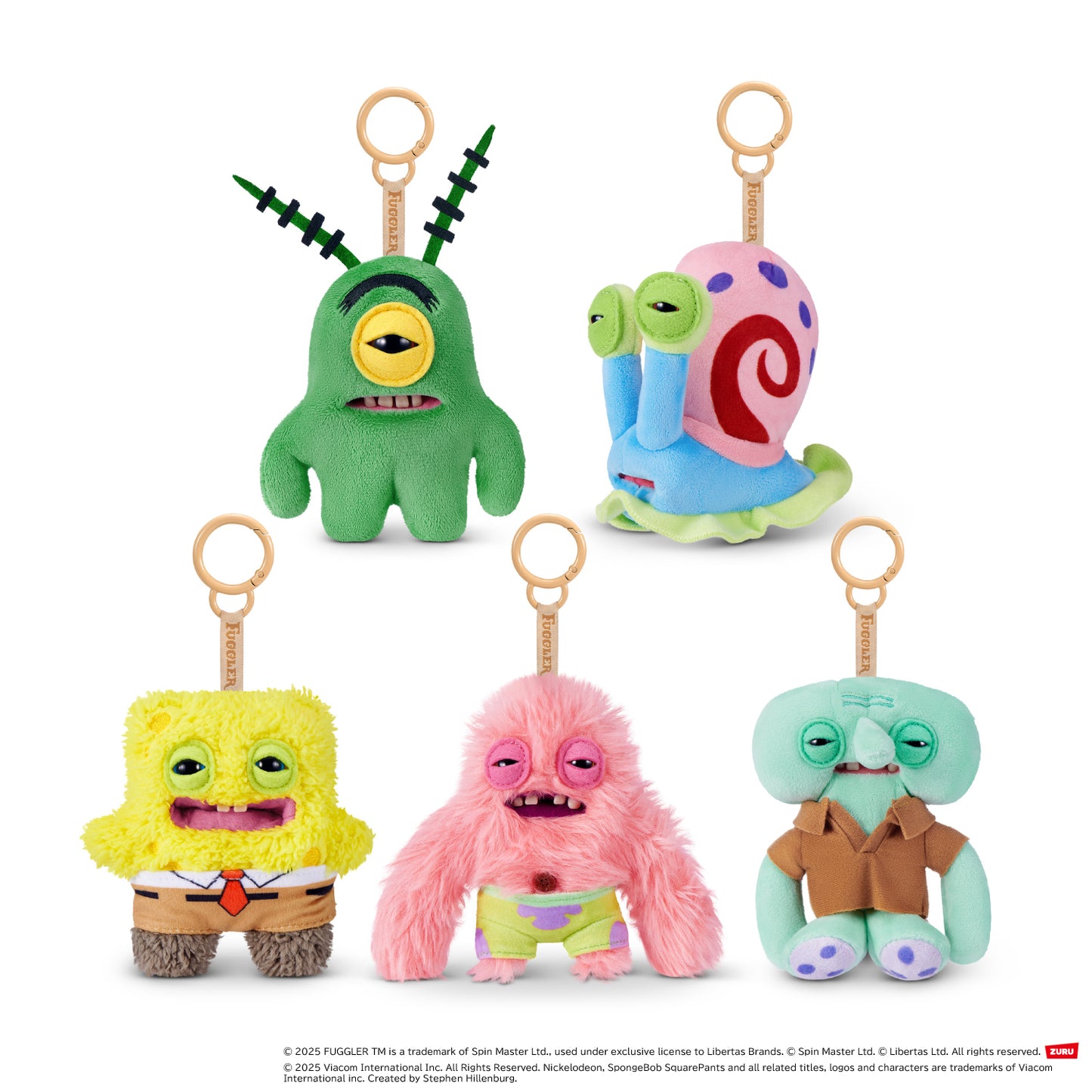 Fuggler 【ファグラー】 キーリング スポンジ・ボブシリーズ
