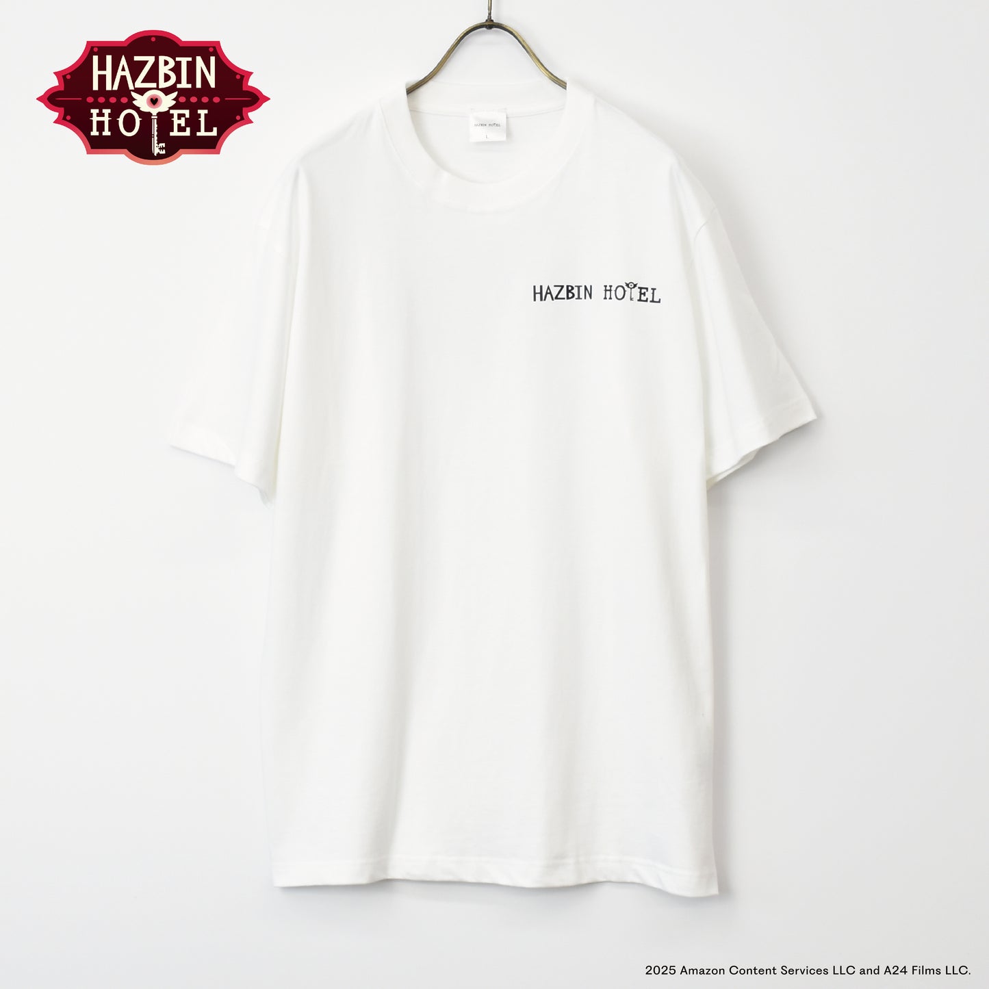 7月25日販売開始│Hazbin Hotel【ハズビンホテル】 ロゴ半袖Tシャツ