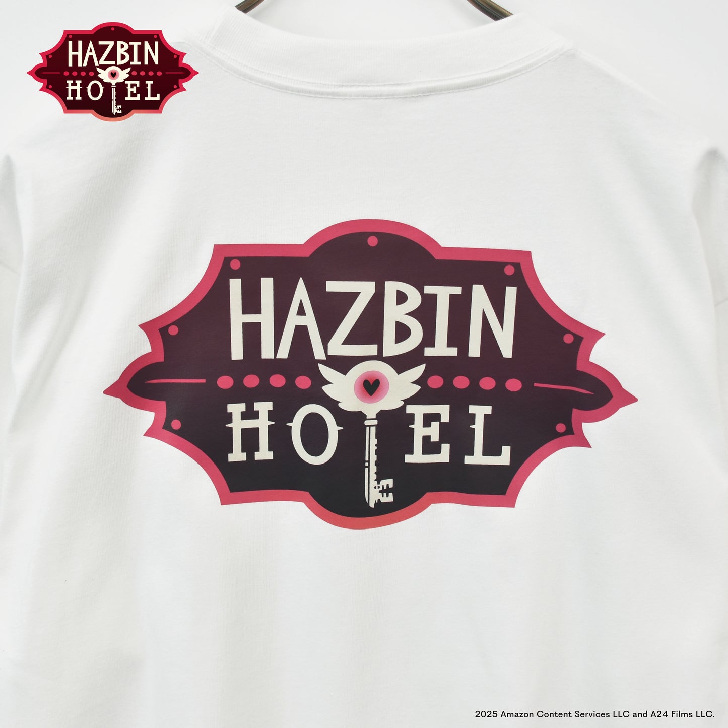7月25日販売開始│Hazbin Hotel【ハズビンホテル】 ロゴ半袖Tシャツ