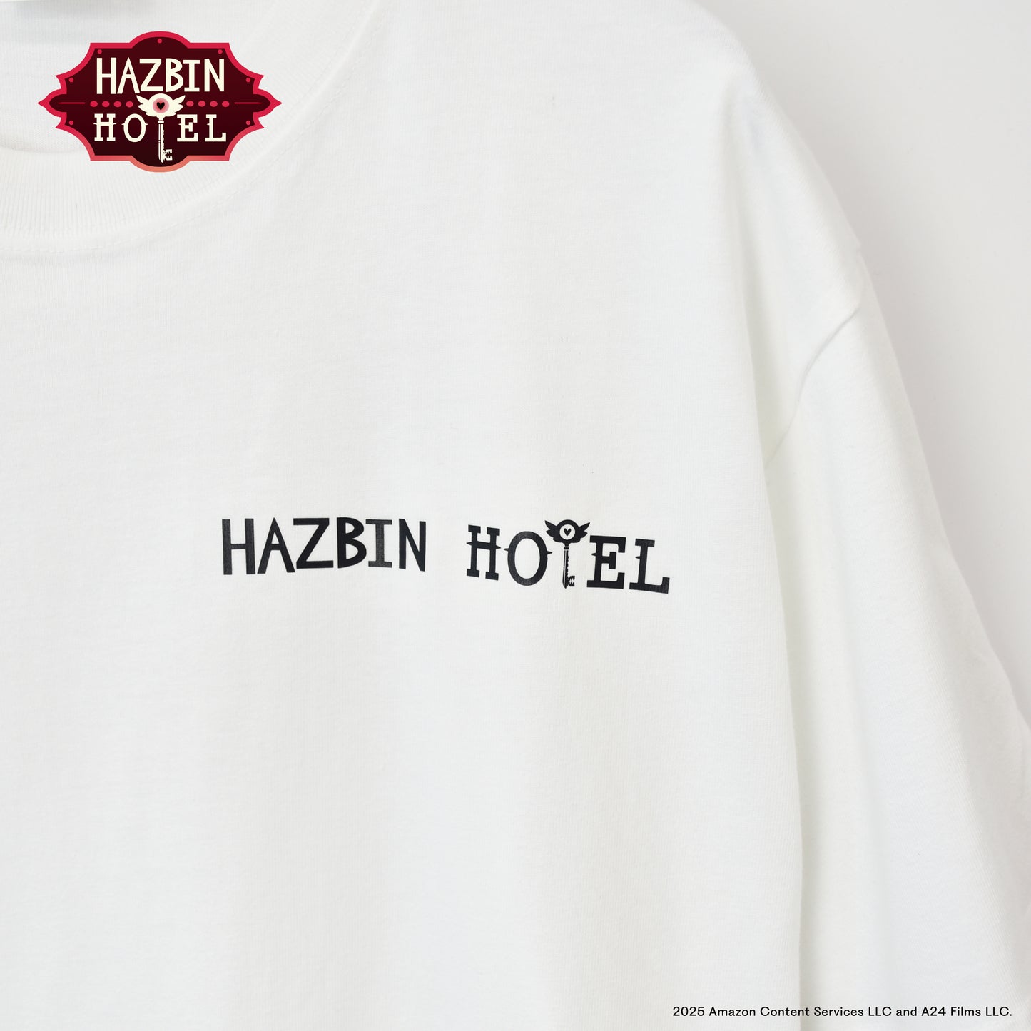 7月25日販売開始│Hazbin Hotel【ハズビンホテル】 ロゴ半袖Tシャツ