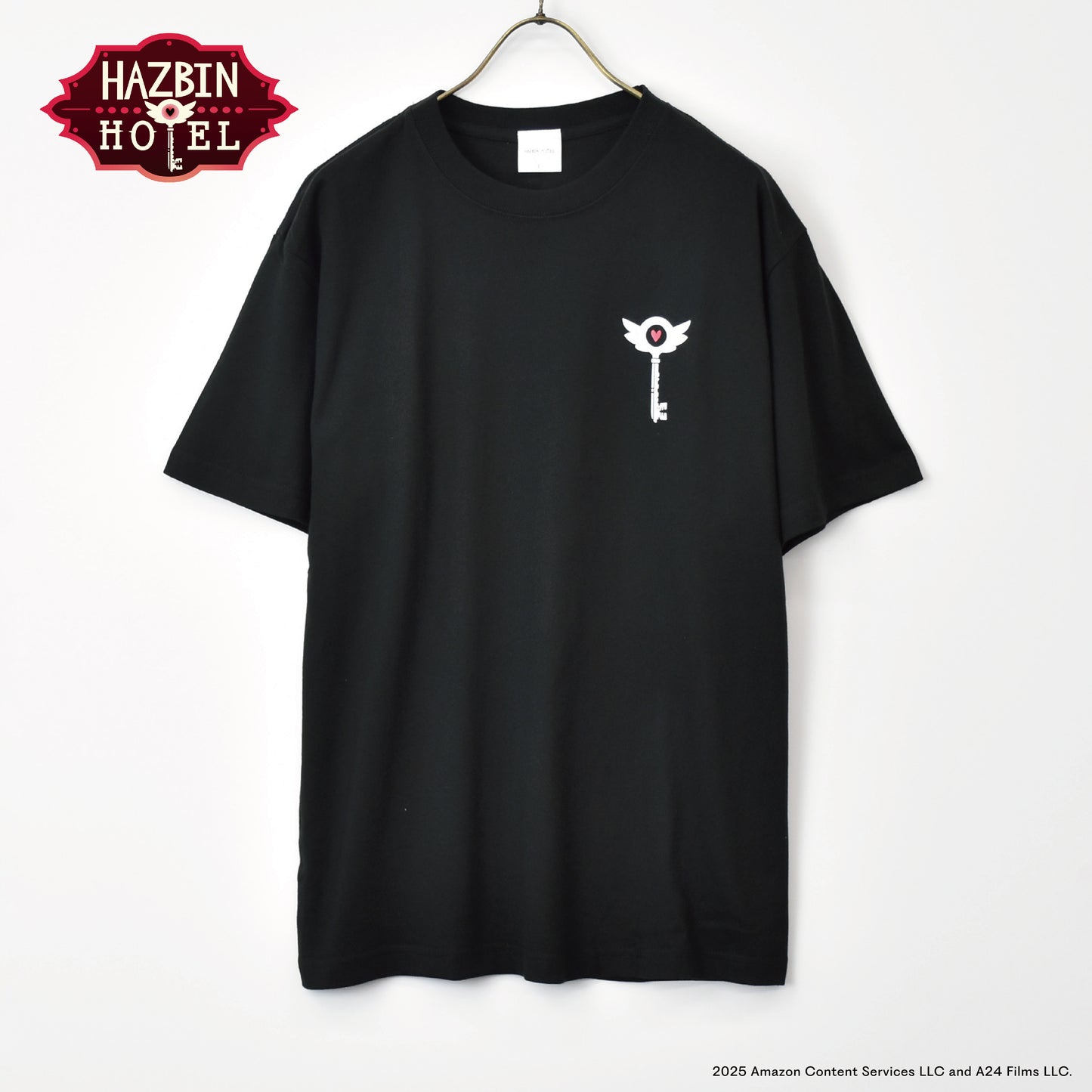7月25日販売開始│Hazbin Hotel【ハズビンホテル】 ロゴ半袖Tシャツ