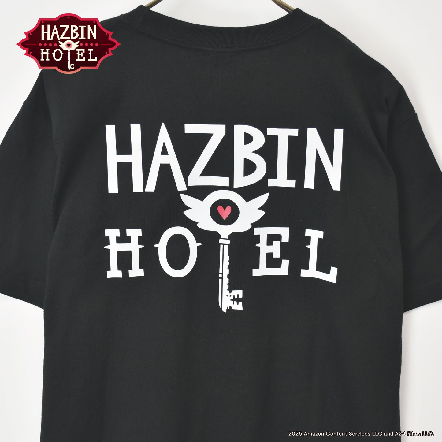 7月25日販売開始│Hazbin Hotel【ハズビンホテル】 ロゴ半袖Tシャツ