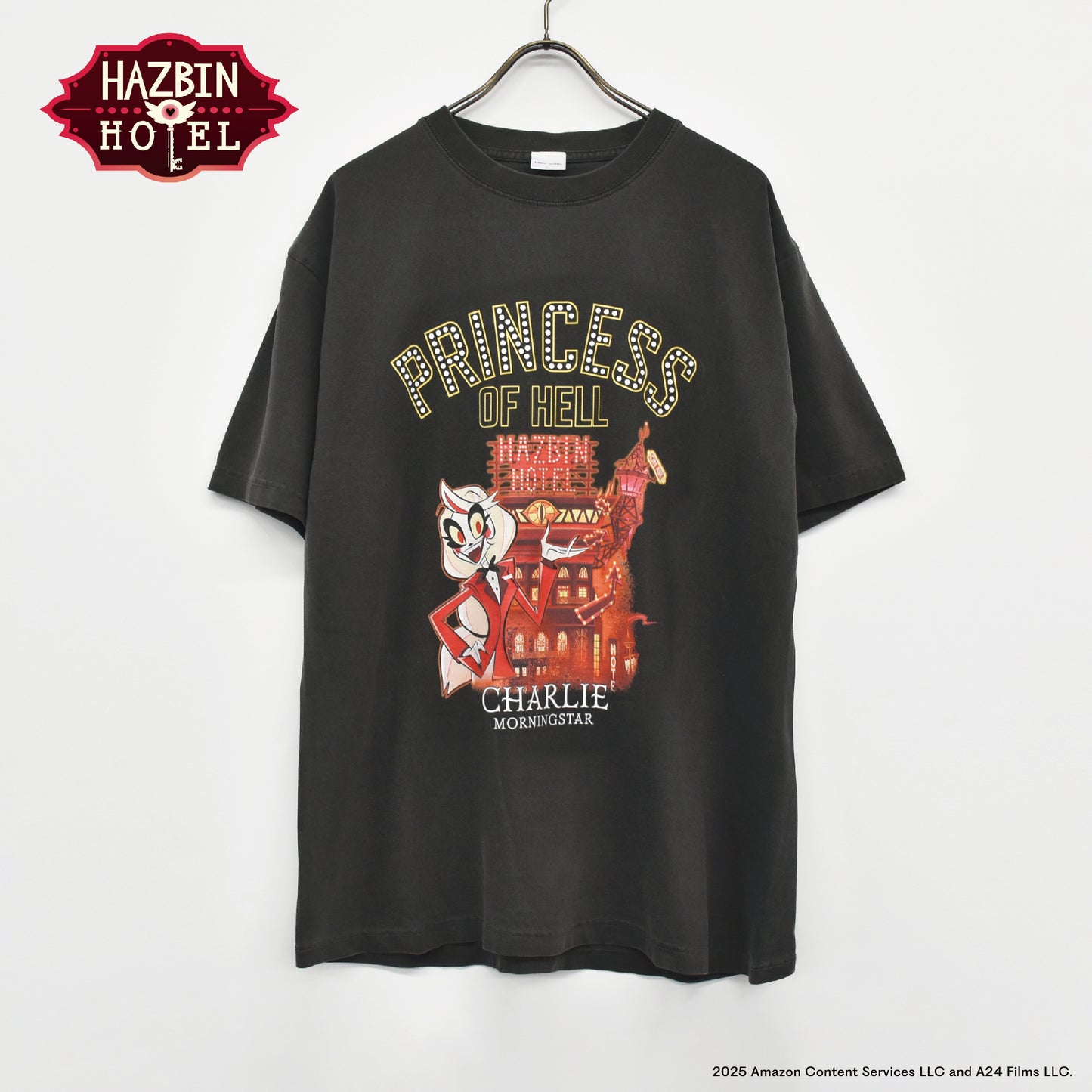 HAZBIN HOTEL Charlie Vintage Style T-Shirt