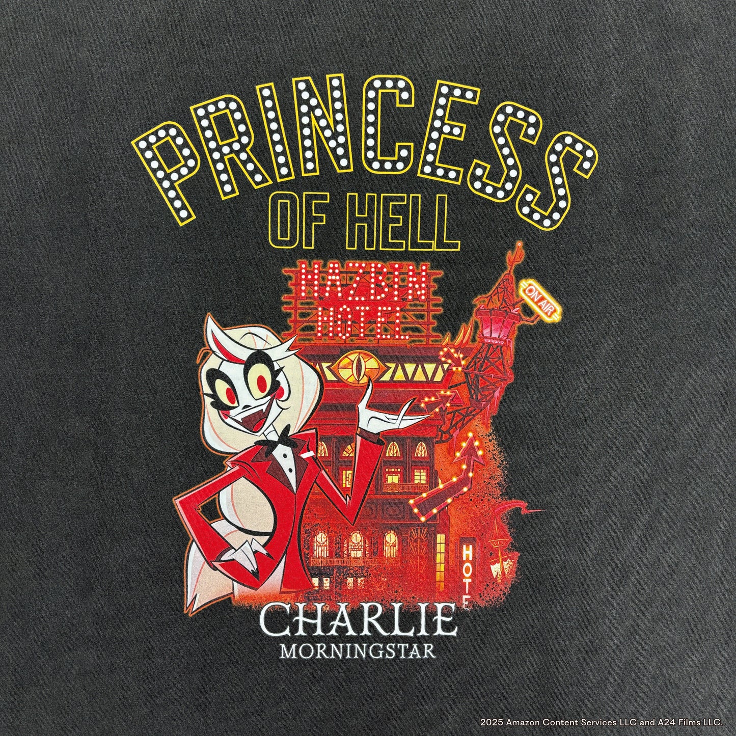 HAZBIN HOTEL Charlie Vintage Style T-Shirt