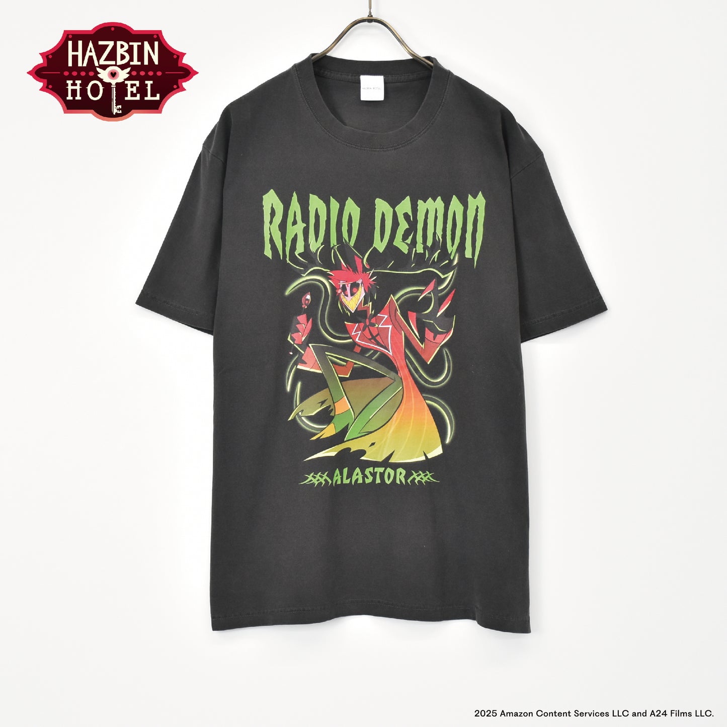 HAZBIN HOTEL Radio Demon Vintage Style T-Shirt