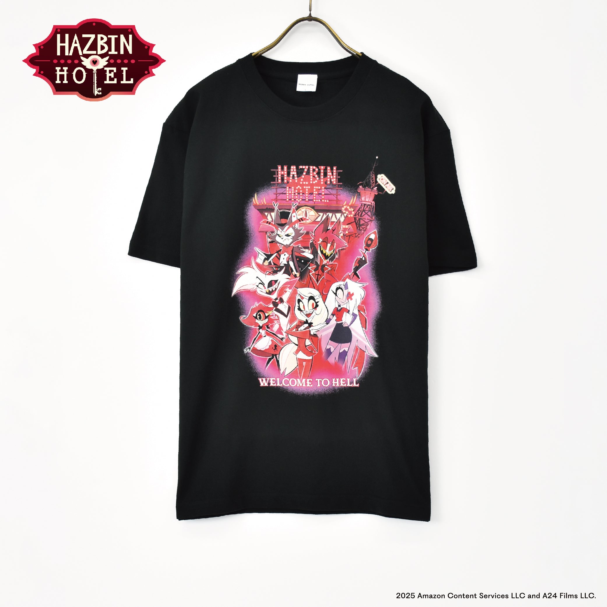 HAZBIN HOTEL 【ハズビンホテル】 キャラクター集合 Tシャツ – 【公式