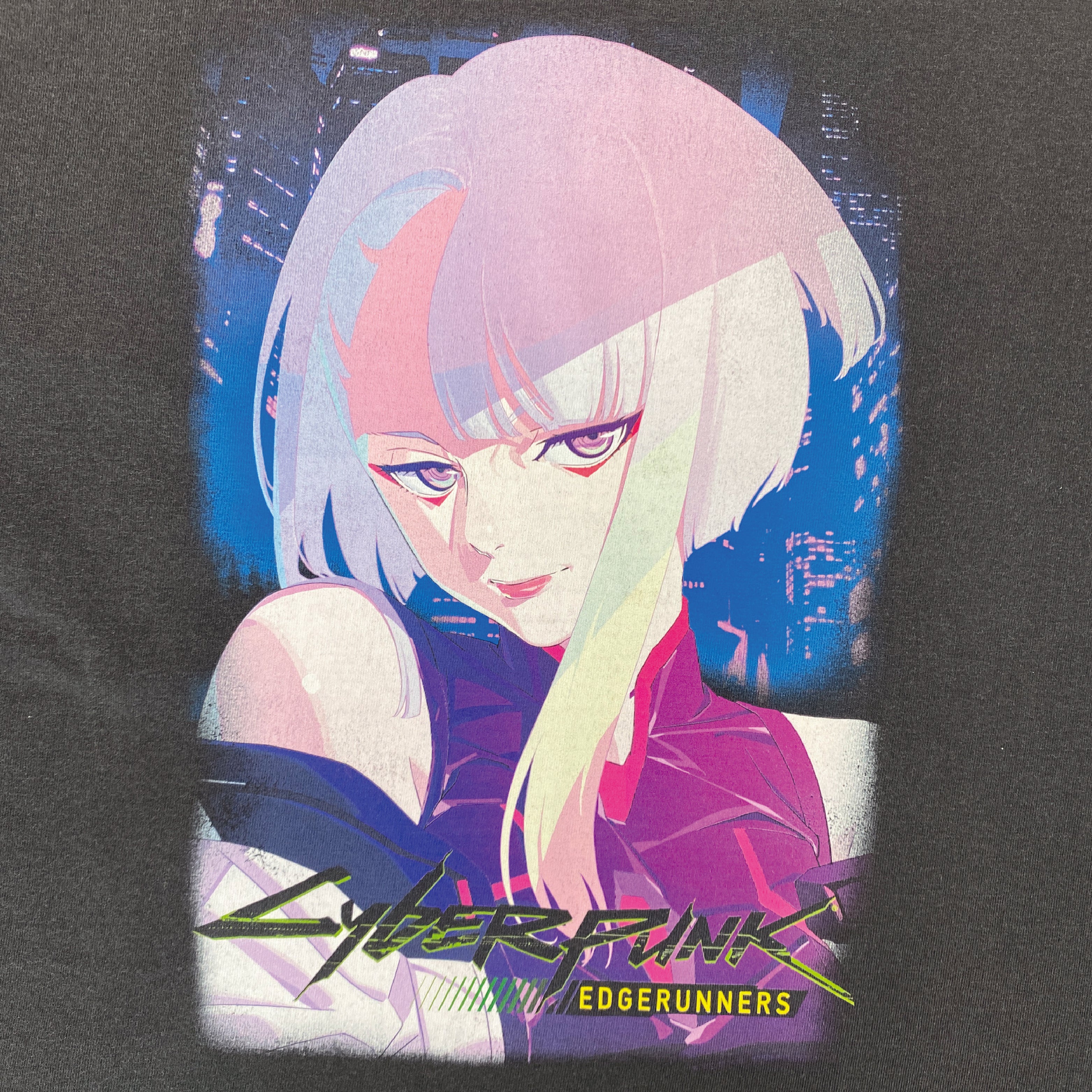 早い者勝ち サイバーパンク エッジランナーズ ルーシー Tシャツ アニメ Cyberpunk: Edgerunners 【サイバーパンク: エッジランナーズ