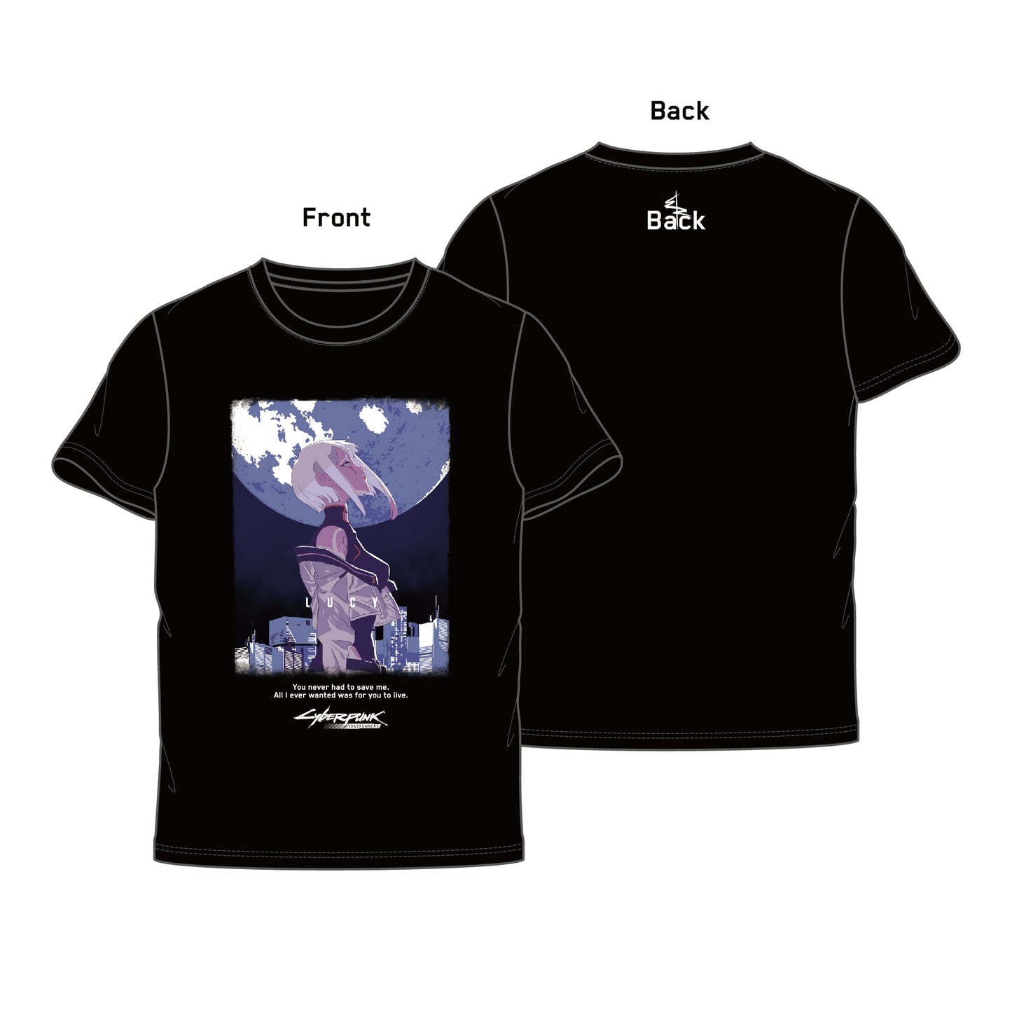 Cyberpunk: Edgerunners 【サイバーパンク: エッジランナーズ】 ルーシー ムーン Tシャツ